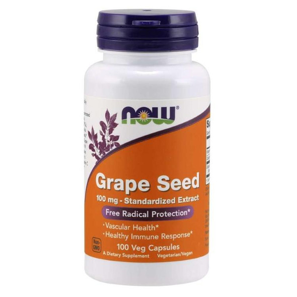 Now Foods Grape Seed 100mg 100c