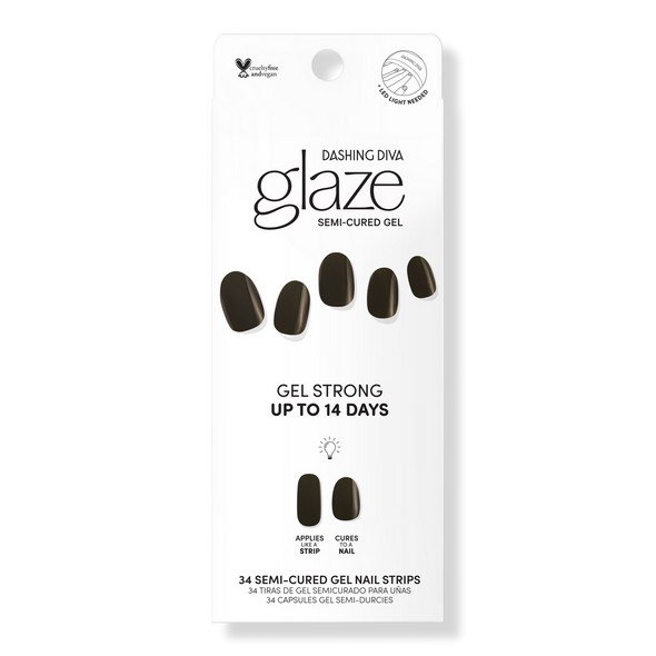 Real Black Glaze SemiCured Gel Color