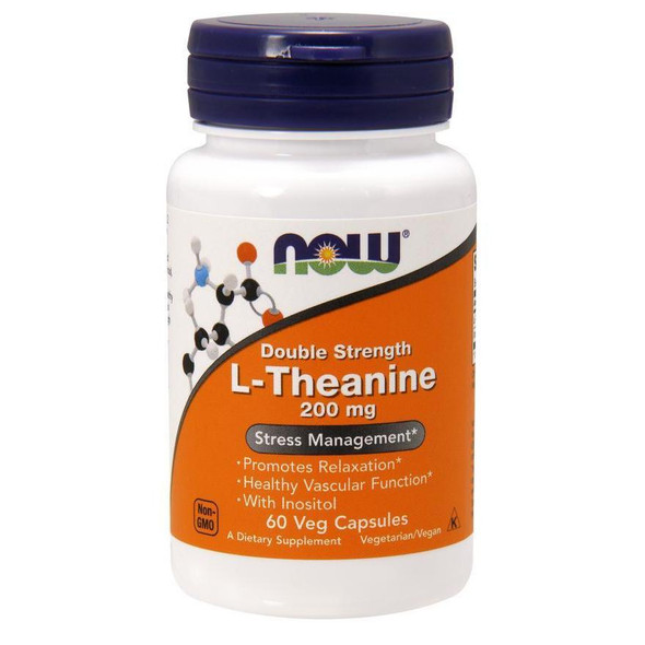 Now Foods L-Theanine 200mg 60VC
