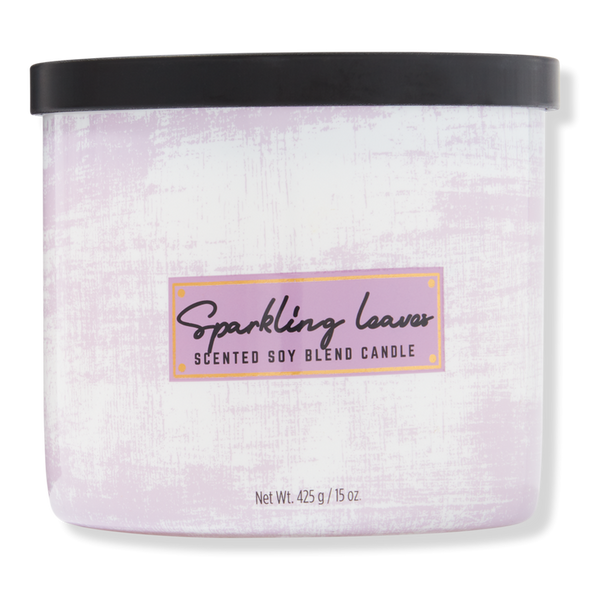 Sparkling Leaves Scented Soy Blend Candle