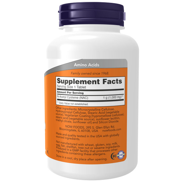 Now Foods NAC (N-Acetyl Cysteine) 1000mg  120T