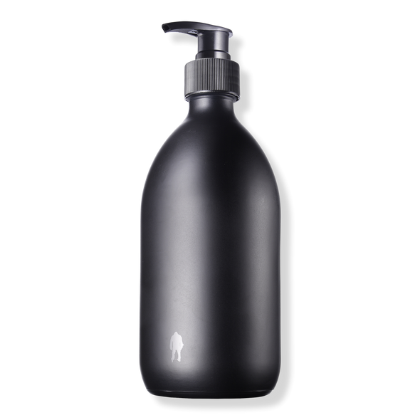 Reusable Matte Black Glass Hand Wash Bottle