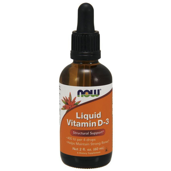 Now Foods Vitamin D3 Liquid 400IU 2oz