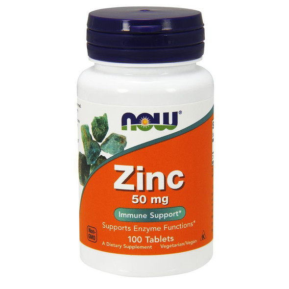 Now Foods Zinc Gluconate 50mg 100T