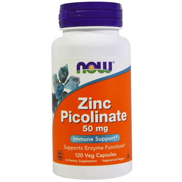 Now Foods Zinc Picolinate 50mg 120VC