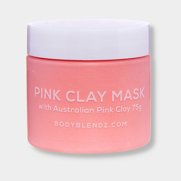 Face and Chest Pink Clay Mask