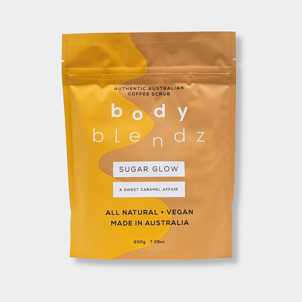 Vanilla Blush Coffee Body Scrub 200g, BodyBlendz