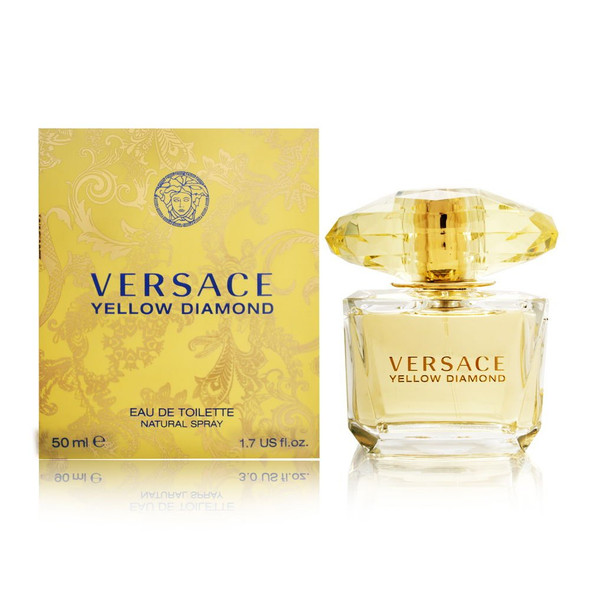 Versace Eau De Toilette Spray for Women Yellow Diamond 1.7 Ounce