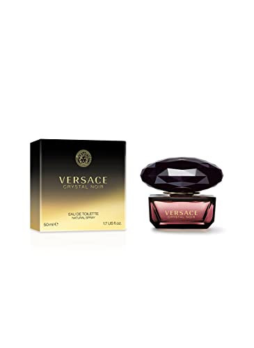 Versace Crystal Noir Eau De Toilette Spray For Women 1.7 Oz