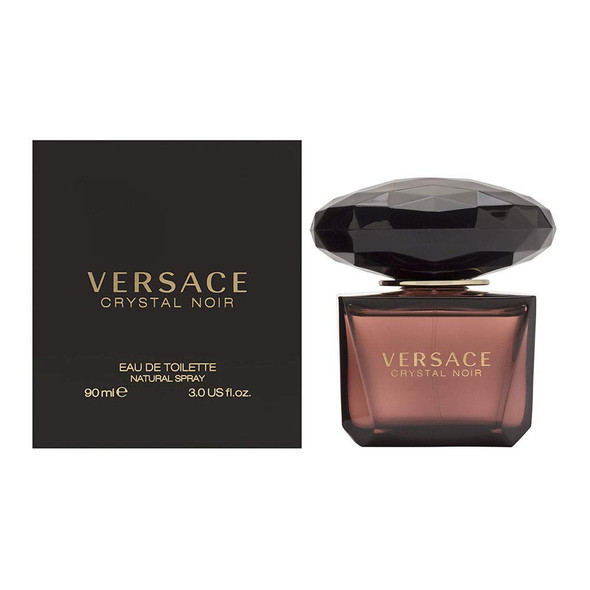 Gianni Versace Eau de Toilette Spray Crystal Noir 3 Ounce