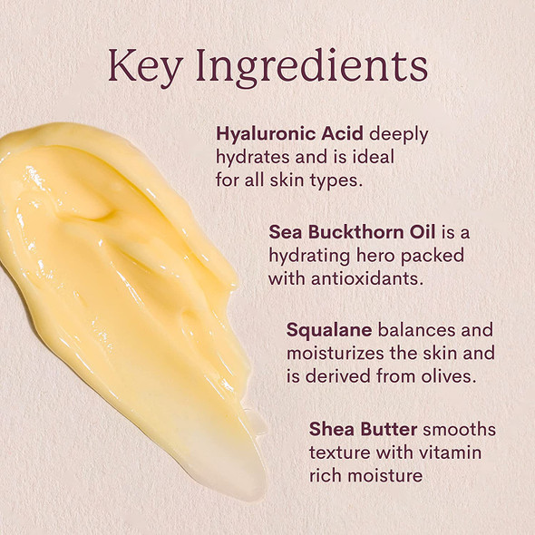 Ultra Hydrating Moisturizer  Clean 100 Vegan  Super Intense Hydration Moisturizer for Dry Skin with Anti Aging Properties  H2 Oh Yeah by Fleur  Bee  1.5 oz