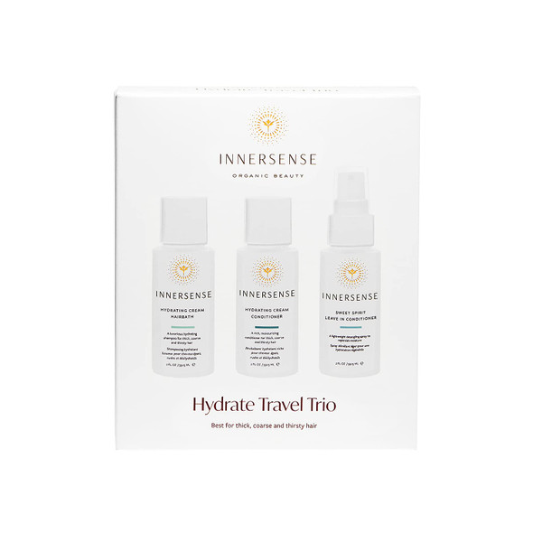 Innersense Organic Beauty  Natural Hydrating Travel Hair Trio  NonToxic CrueltyFree Clean Haircare