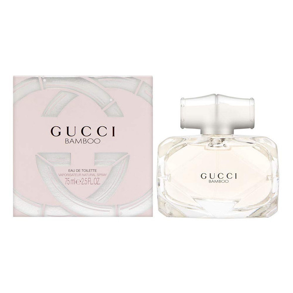 Gucci Bamboo  Eau de Toilette Spray  Fragrance for Women  Floral and Woody Scent with Key Notes of Casablanca Lily Bergamot and Orange Blossom  75 mL / 2.5 fl oz