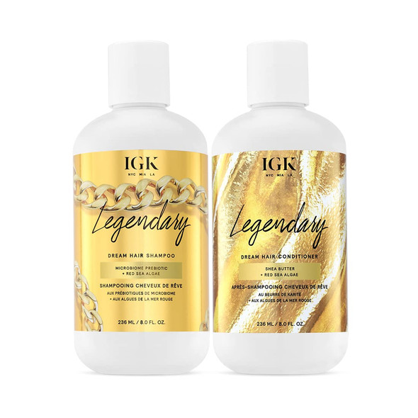 IGK LEGENDARY Dream Hair Shampoo 8 fl. Oz With IGK LEGENDARY Dream Hair Conditioner 8 fl. oz.