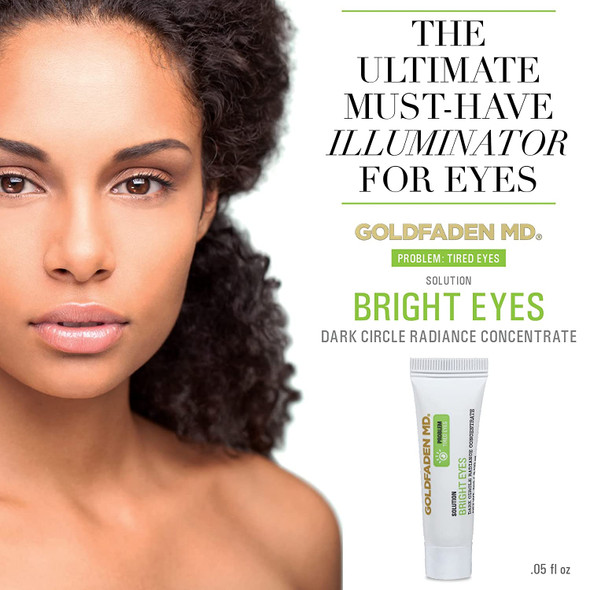 Bright Eyes Dark Circle Concentrate Brightening Eye Cream w/ Soy Peptide Rice Bran Extract  Arnica  May Reduce Under Eye Darkness Puffiness  Fine Lines for a More Youthful Glow TRIAL 0.14 Fl Oz