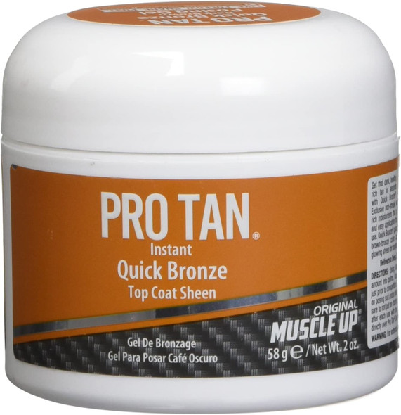 Pro Tan Quick Bronze Top Coat Sheen Dark Brown Posing Gel