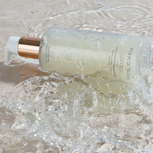 KORA Organics Renewing Hand  Body Wash  Cleanse  Moisturize  Certified Organic  Cruelty Free  10.14 fl oz