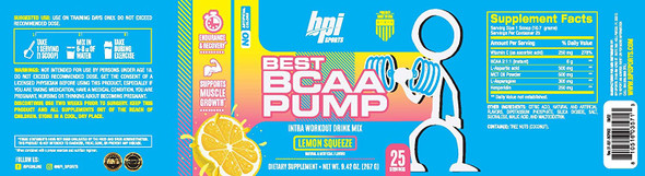 Best BCAA Pump - Lemon Squeeze