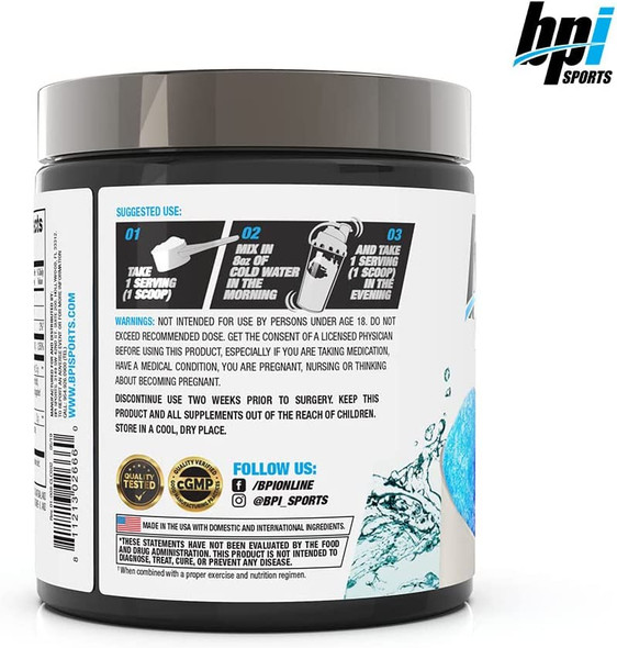 BPI Sports CLA + Carnitine  Conjugated Linoleic Acid  Weight Loss Formula  Metabolism, Performance, Lean Muscle  Caffeine Free  For Men & Women  Snow Cone  50 servings  12.34 oz.