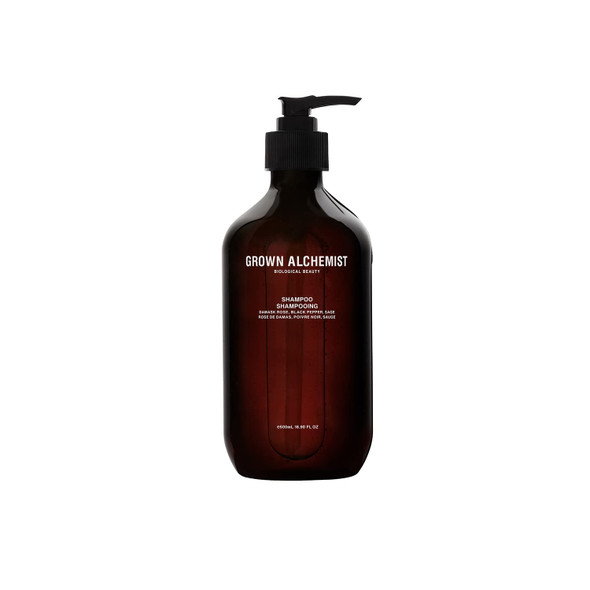 Grown Alchemist Damask Rose Black Pepper & Sage Shampoo 500-ml