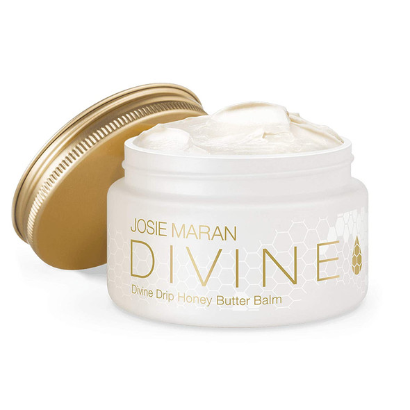 Josie Maran Divine Drip Honey Butter Balm - Honey and 100% Argan Oil (142g Net Wt | 5 oz, Pure Honey)