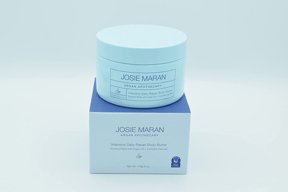 Josie Maran Intensive Daily Repair Body Butter for Eczema, Extra Dry, and Sensitive Skin