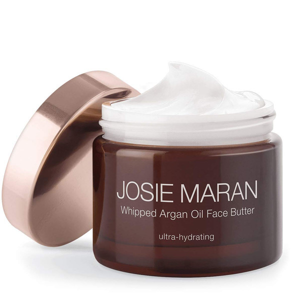 Josie Maran Whipped Argan Oil Face Butter - Nourish and Protect Skin While Reducing Redness and Fine Lines (50ml/1.7oz, Unscented)