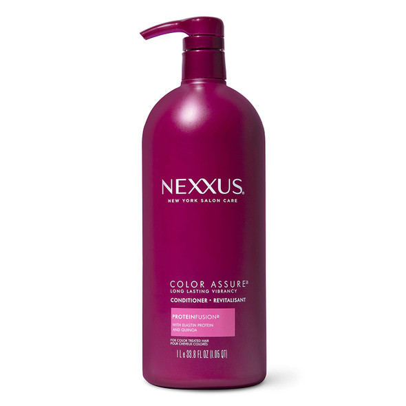 Nexxus Hair Color Assure Conditioner For Color Treated Hair with ProteinFusion, Color Hair Conditioner 33.8 oz