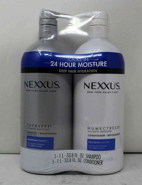 Nexxus Deep Hair Hydration Therappe Caviar Complex 33.8 floz and Humectress Caviar Complex Conditioner 33.8 floz