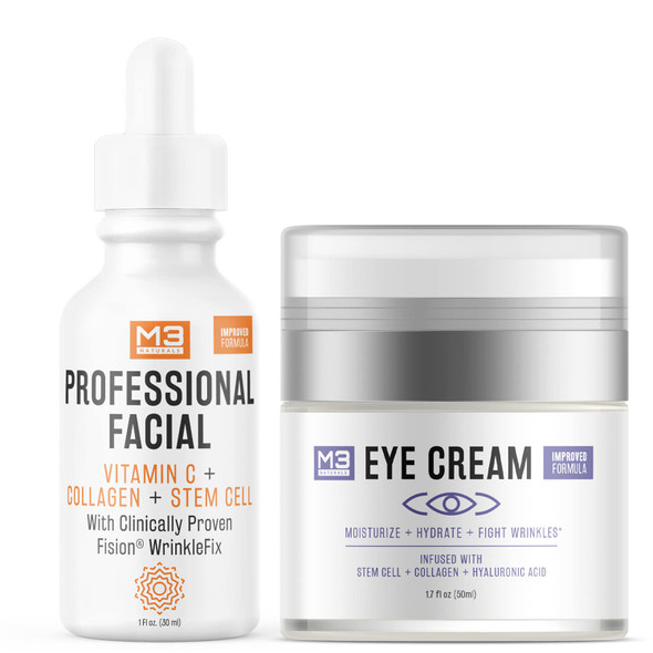 M3 Naturals Vitamin C Serum + Eye Cream