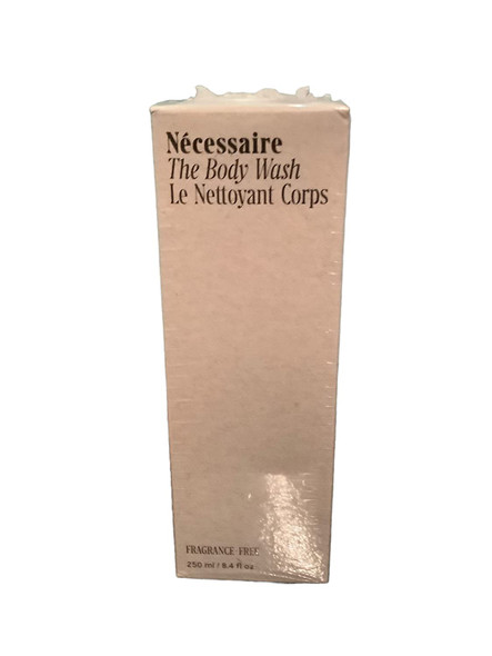 Necessaire THE BODY WASH - Fragrance Free - 8.4FlOz/250ml - Cleanse Nourish & Soften w/ Luxurious Gel