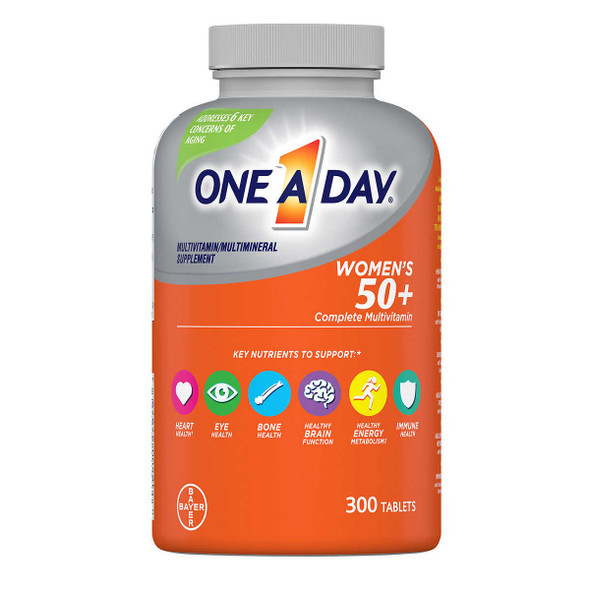 One A Day Women'S 50+ Healthy Advantage Multivitamin 300 Tablets