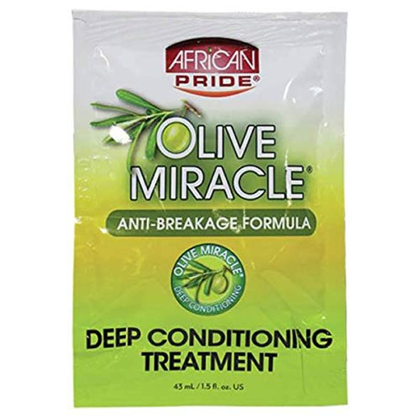 African Pride Olive Miracle Deep Conditioning Treatment 1.5oz #4019