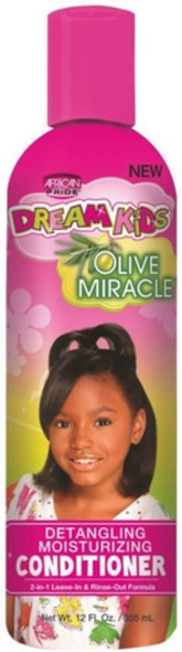 African Pride Dream Kids Olive Miracle Conditioner 12 Ounce (354ml) (6 Pack)