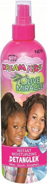 African Pride Dream Kids Olive Miracle Detangler 8 Ounce (235ml) (2 Pack)