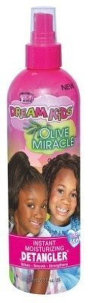 African Pride Dream Kids Olive Miracle Detangler 8 Ounce (235ml) (3 Pack)