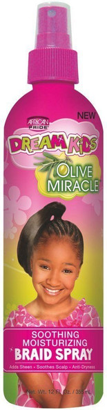 African Pride Dream Kids Olive Miracle Braid Spray 12 oz. by African Pride