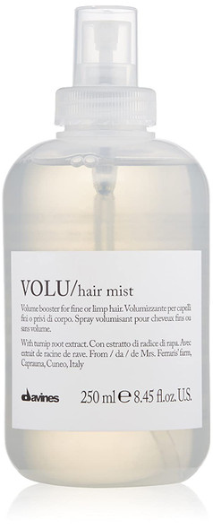 Davines Volu Hair Mist, Leave-On Primer To Add Volume To Limp Hair, Add Weightless Softness and Shine, 8.45 fl. oz.