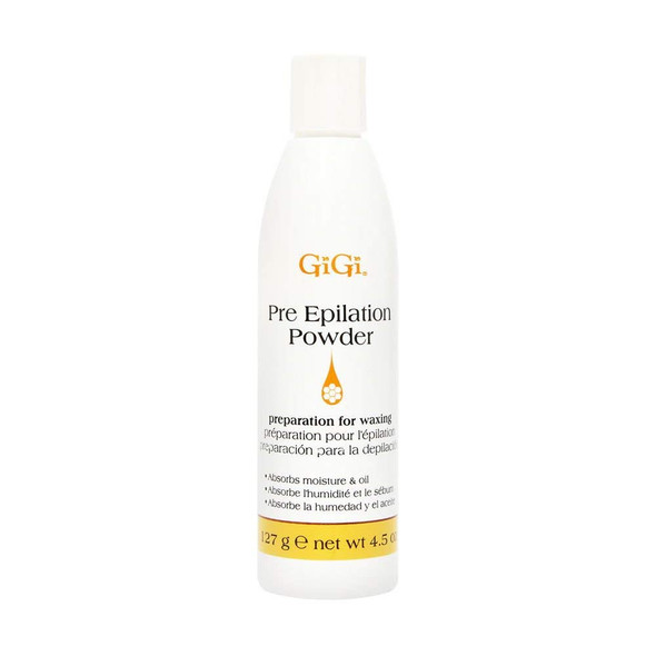 Gigi Pre-Epilation Dusting Powder- For Pre-Waxing/Hair Removal 4.5oz