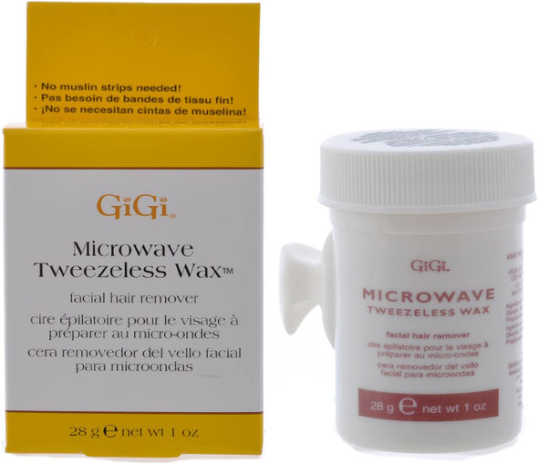 Gigi Microwave Tweezeless Wax Facial Hair Remover