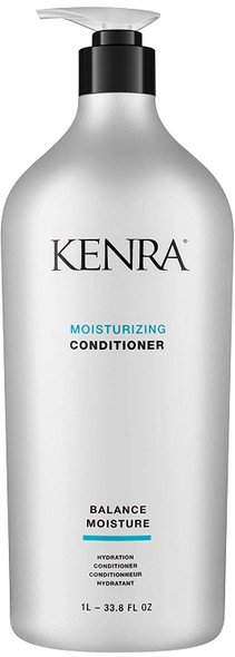 Kenra Moisturizing Conditioner | Balance Moisture | Hydrates For Smooth, Soft, & Shiny Hair | Improves Manageability By Over 50% | Increases Softness & Shine | All Hair Types | 33.8 fl. Oz