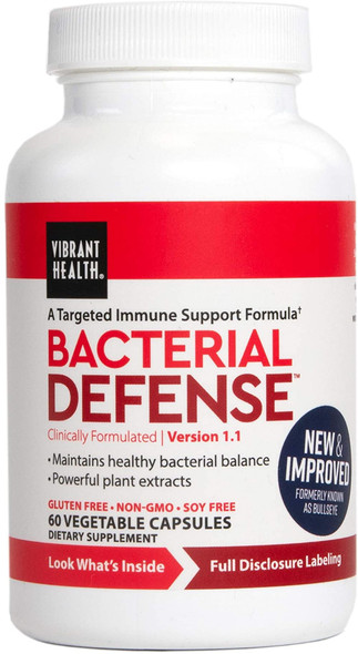 Bacterial Defense Immune Support Vibrant Health 60 VCaps