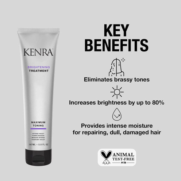 Kenra Brightening Treatment | Intense Violet Toning | All Hair Types