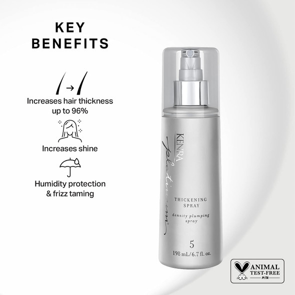 Kenra Platinum Thickening Spray 5 | Volumizing Styler | All Hair Types