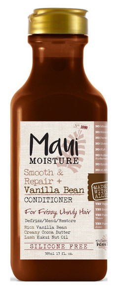 Maui Moisture Conditioner Vanilla Bean 13 Ounce (Repair) (385ml) (3 Pack)