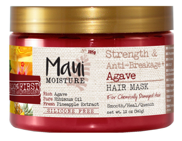 Maui Moisture Agave Hair Mask 12 Ounce Jar (354ml) (2 Pack)