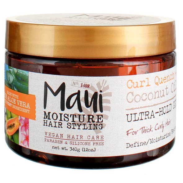 Maui Moisture Curl Quench Ultra-Hold Gel 12 Ounce (Pack of 3)