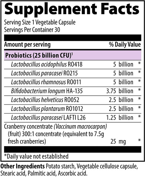 Vibrant Health, U.T. Biotic, Probiotic Support for Bladder and Urinary Health, 30 Capsules