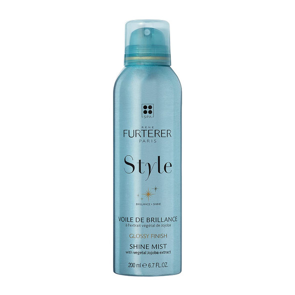 Rene Furterer Style Shine Mist Instantly Brightens and Adds Mirror Shine to All Styles Using Vegetal Jojoba Extract, For All Hair Types, Silicone-Free, Vegan, 6.7 fl. oz.
