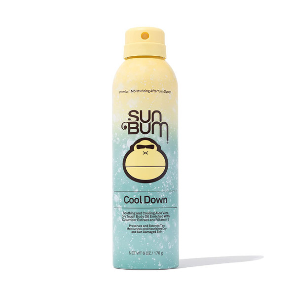 Sun Bum Cool Down Aloe Vera Spray | Vegan and Hypoallergenic After Sun Care with Cocoa Butter to Soothe and Hydrate Sunburn Pain Relief | 6 oz